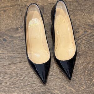 Christian Louboutin Glossy Black Heels